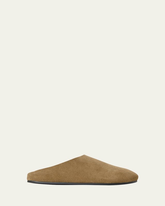 Hudson Suede Slide Mules